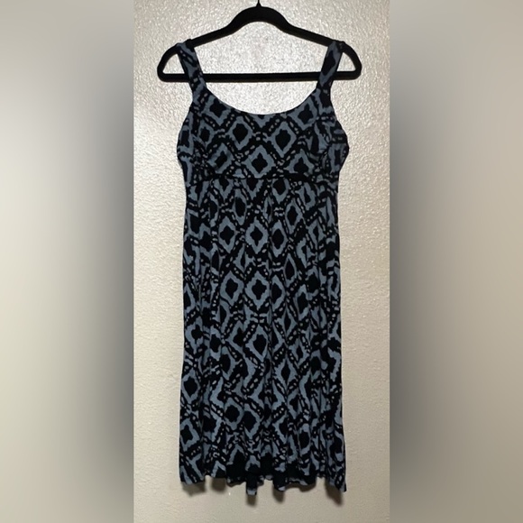 fresh produce Dresses & Skirts - Fresh Produce Black and Silver Sleeveless Sundress | Vacation | Cotton | Casual